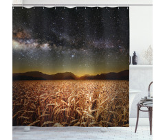 Star Clusters in Twilight Shower Curtain