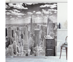 Manhattan Urban Scenery Shower Curtain