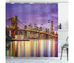 Broadway Scenery NYC Shower Curtain