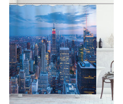 Sunset in NYC Photo Shower Curtain