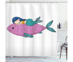 Baby Fish Kids Nursery Shower Curtain