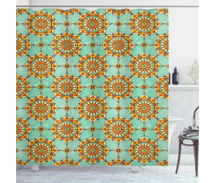 Eastern Victorian Form Shower Curtain