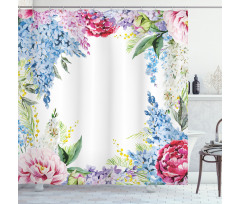 Lilac Spring Lavenders Shower Curtain