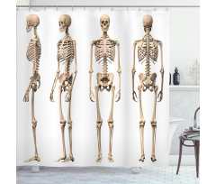 Medical Skeleton Shower Curtain