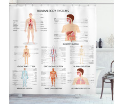 Different Bodies Shower Curtain