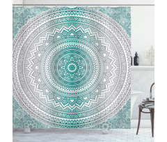 Boho Meditation Art Work Shower Curtain