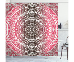 Ombre Ethnic Shower Curtain
