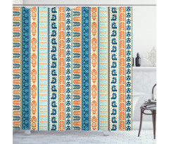 Vintage Pattern Shower Curtain
