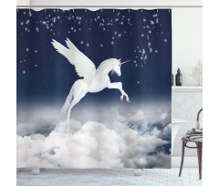 Unicorn Animal Shower Curtain