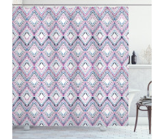 Abstract Tribal Pattern Shower Curtain