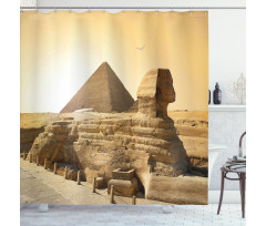 Egptian Pyramids Shower Curtain