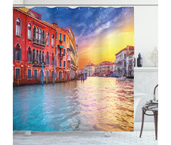 Venice Canal Shower Curtain