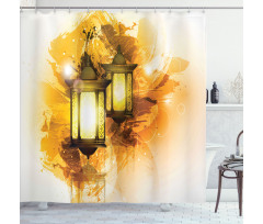 Old Fashioned Urban Shower Curtain