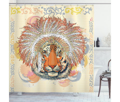 Safari Wild Tiger Shower Curtain