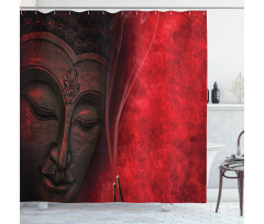 Zen Yoga Hippie Design Shower Curtain