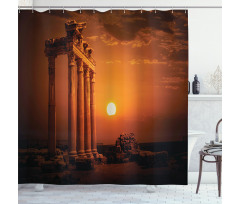 Antique Style Monument Shower Curtain