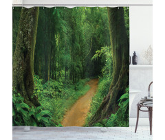 Nature Call Park Design Shower Curtain