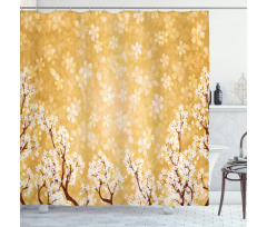 Trees Blossom in Spring Shower Curtain