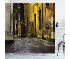 Dark City Old Avenues Shower Curtain