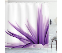 Purple Ombre Lotus Art Shower Curtain