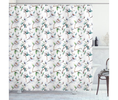 Royal Mallows in Spring Shower Curtain