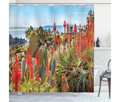 Desert Mountain Photo Shower Curtain