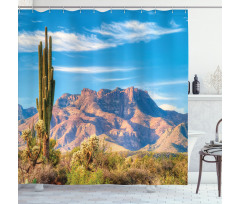 Landscape of Mountain Shower Curtain