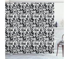 Puppy Spots Fur Shower Curtain