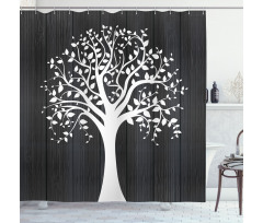 Tree with Many Leaves Shower Curtain