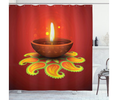 Diwali Design Shower Curtain