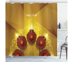 Paisley Traditional Tribal Shower Curtain