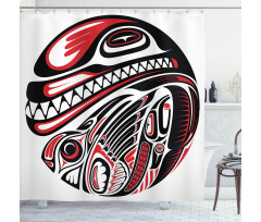 Haida Animal Art Shower Curtain