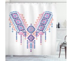 Geometric Design Shower Curtain
