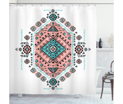 Aztec Native Art Design Shower Curtain