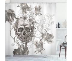 Designed Print Shower Curtain