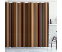 Shades of Earthen Tones Shower Curtain