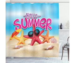 Inspirational Beach Shower Curtain