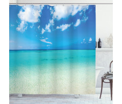 Ocean Dreamy Sea Beach Shower Curtain