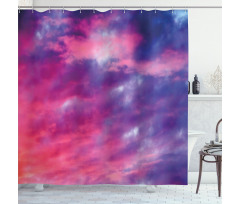 Cloudy Sunset Shower Curtain
