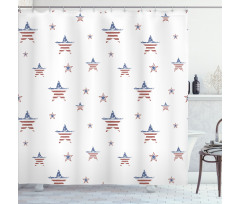 Scattered Stars Shower Curtain