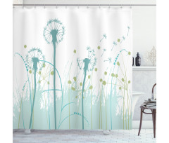 Floral Botany Blooms Shower Curtain