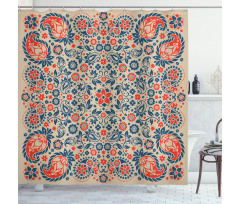 Cultural Folk Persian Shower Curtain