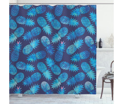 Exotic Pineapple Shower Curtain