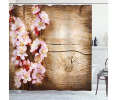 Spring Blossom Orchard Shower Curtain