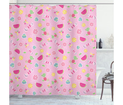 Creative Delicious Fruit Shower Curtain