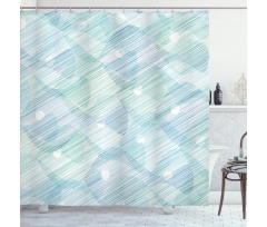 Modern Image Stripes Shower Curtain