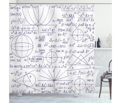 Student Geometry Shower Curtain