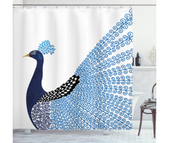 Exotic Peacock Feather Shower Curtain