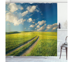 Spring Rural Country Shower Curtain