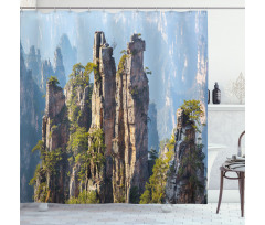 Wonders of World Shower Curtain